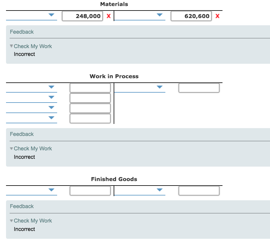Solved 3. Use Taccounts to show the flow of costs through