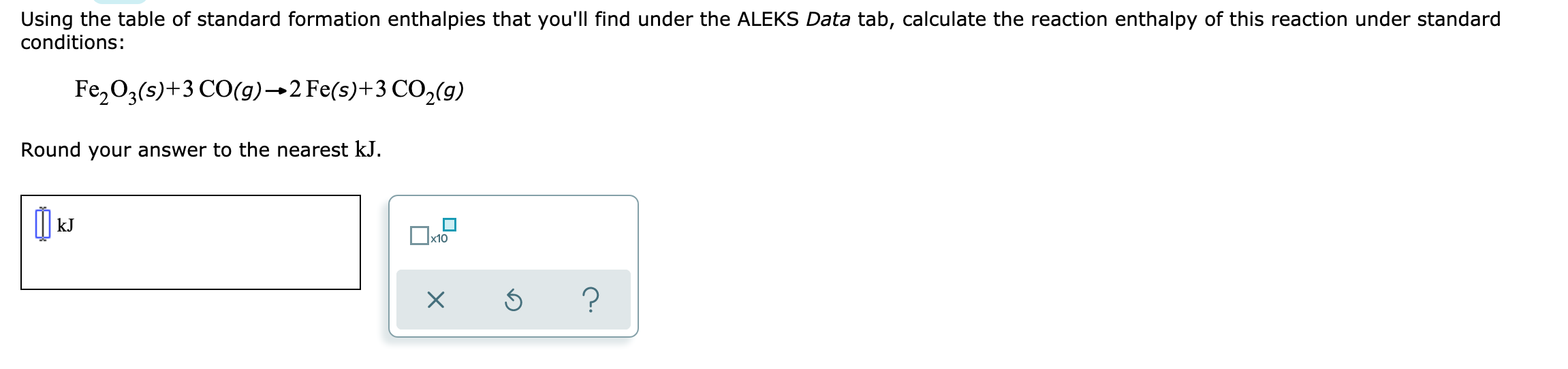 Solved Using the table of standard formation enthalpies that
