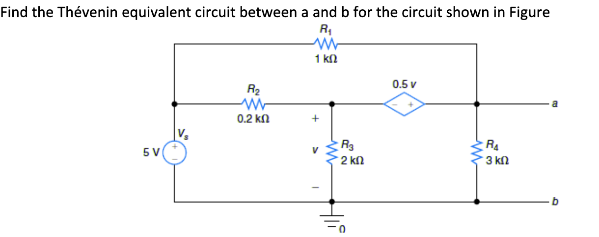 Solved Find The Thévenin Equivalent Circuit Between A And B | Chegg.com