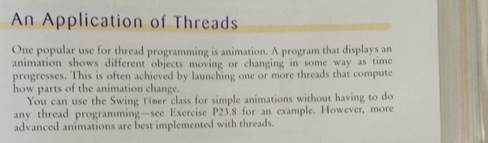 Solved An Application of Threads One popular use for thread | Chegg.com