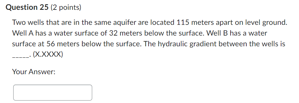 Solved Two wells that are in the same aquifer are located | Chegg.com