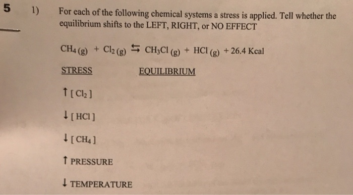 Solved 1) For each of the following chemical systems a | Chegg.com
