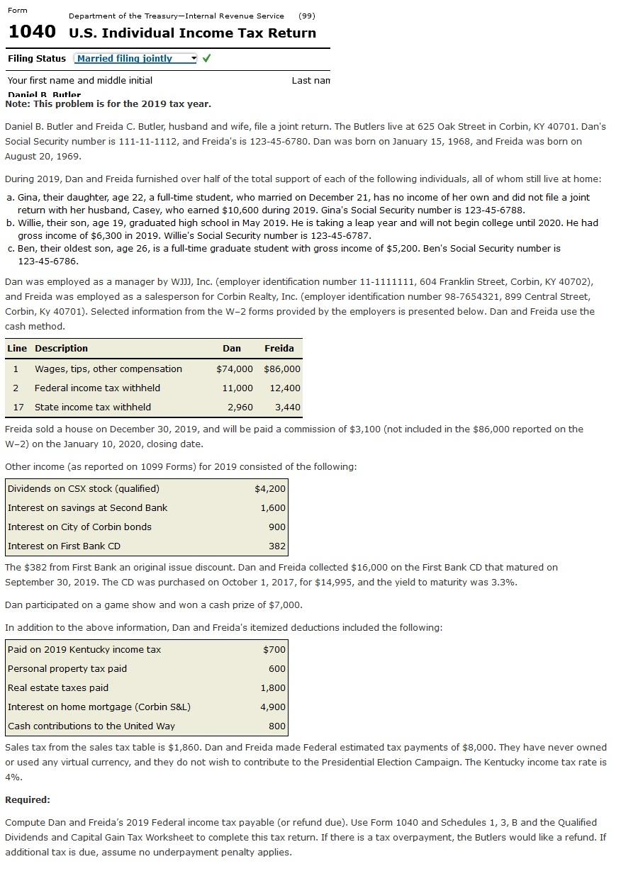 Solved 6 1 Final Project Practice: Tax Return (TRP 04 57) Chegg com