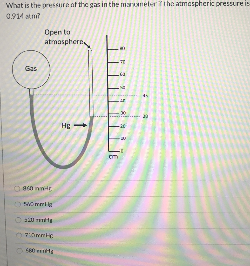 710 mmhg to atm