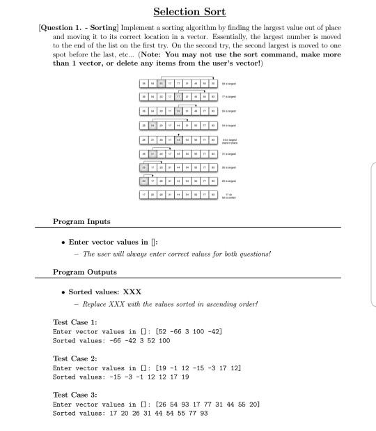 Solved Matlab Cannot Use Sort Comand Make Kore 1 Vector Delete   Image 