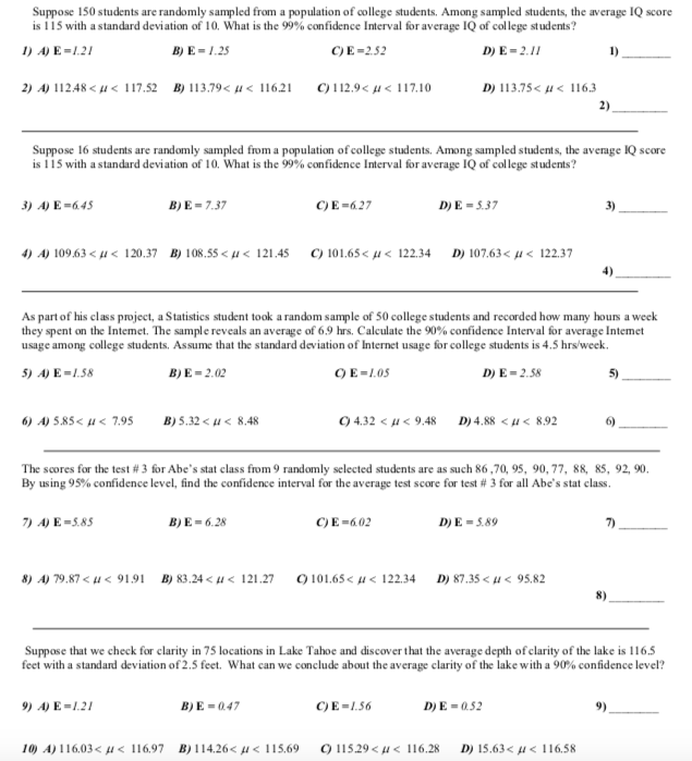 Solved Suppose 150 students are randomly sampled from a | Chegg.com