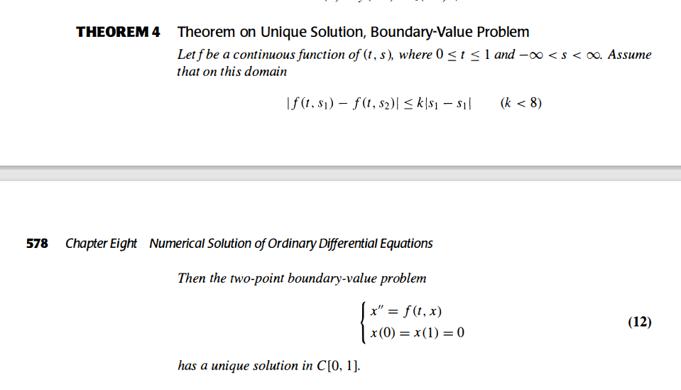 Solved 9. Use Theorem 4 to establish that this twopoint