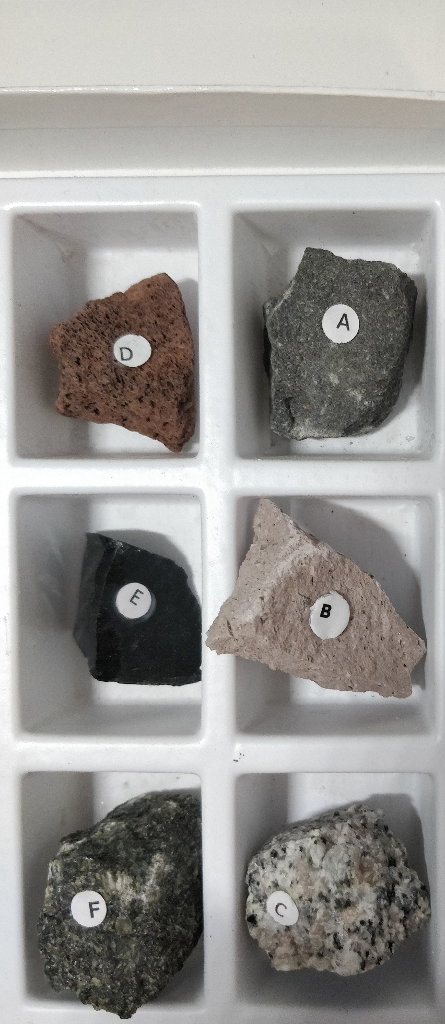 Solved (Geology)(Earth Science) Igneous Rocks Identification | Chegg.com