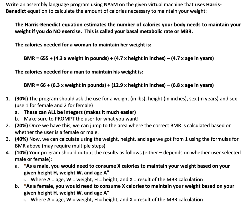 Solved Write an assembly language program using NASM on the | Chegg.com