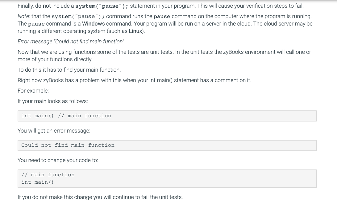 Solved C++ requirements • The program must make use of two