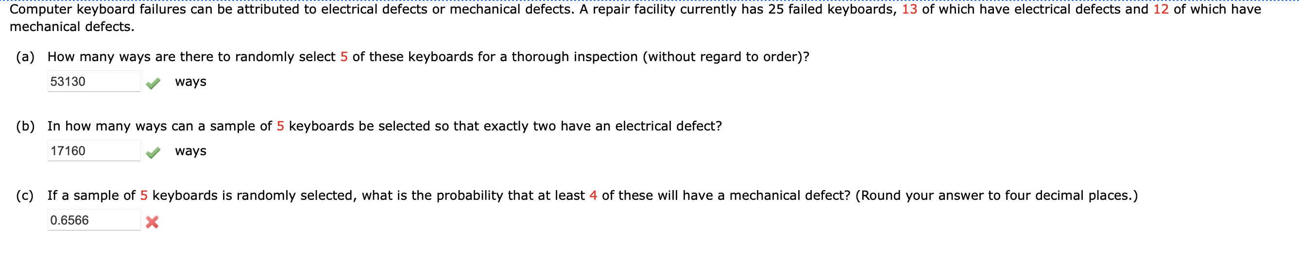 Solved Computer keyboard failures can be attributed to