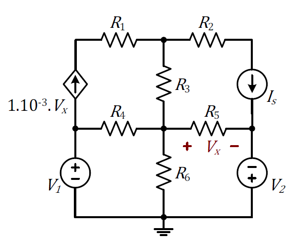 Solved Given the circuit: a) Determine the | Chegg.com