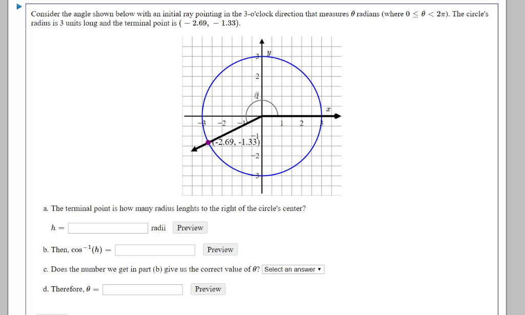 Solved Consider the angle shown below with an initial ray | Chegg.com