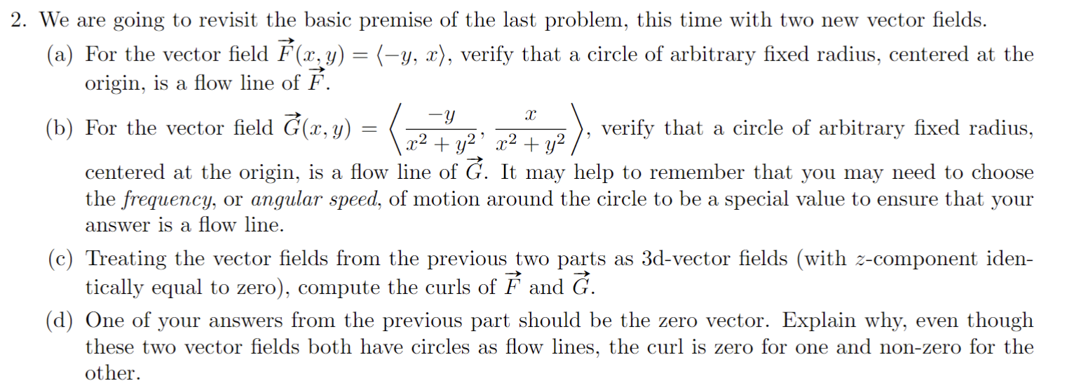 Solved We are going to revisit the basic premise of the last | Chegg.com