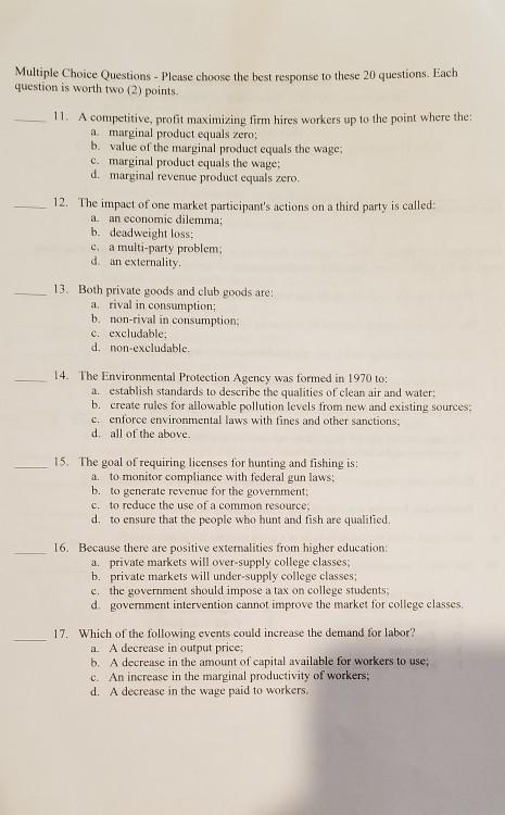 Solved Please help with these multiple choice questions, I | Chegg.com
