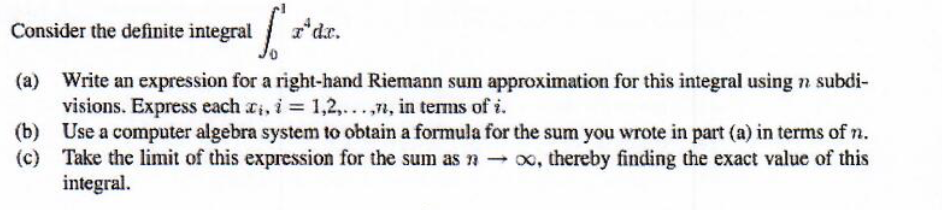 Solved Consider the definite integral ſ X dr. (a) Write an | Chegg.com