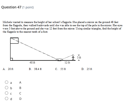 Solved Question 47 1 point Michele wanted to measure the Chegg