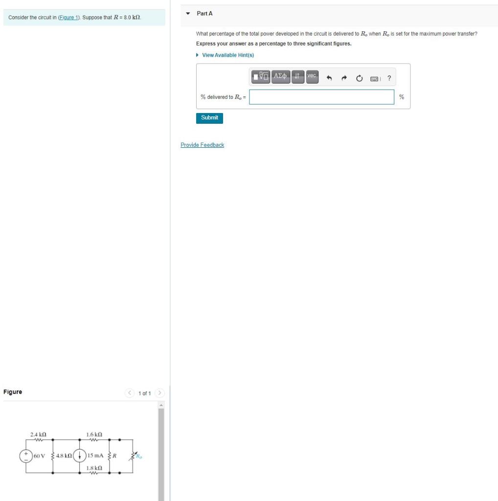 Solved Part A Consider the circuit in (Figure 1). Suppose | Chegg.com