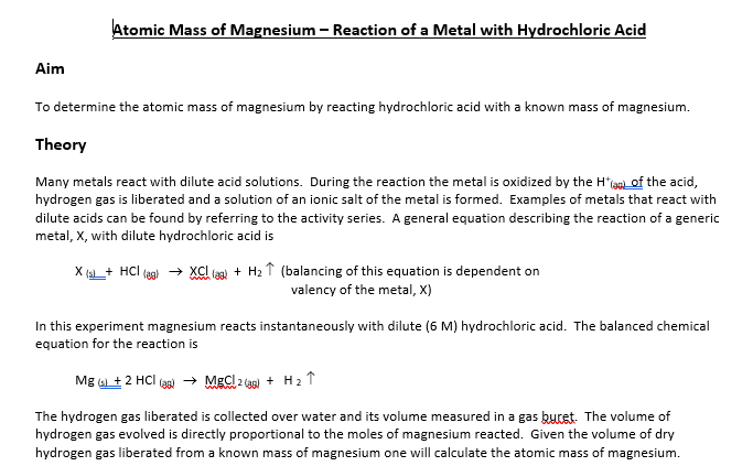 atomic mass of mg