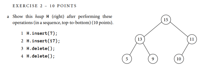 Solved EXERCISE 1 - 20 POINTS Consider this definition for a | Chegg.com