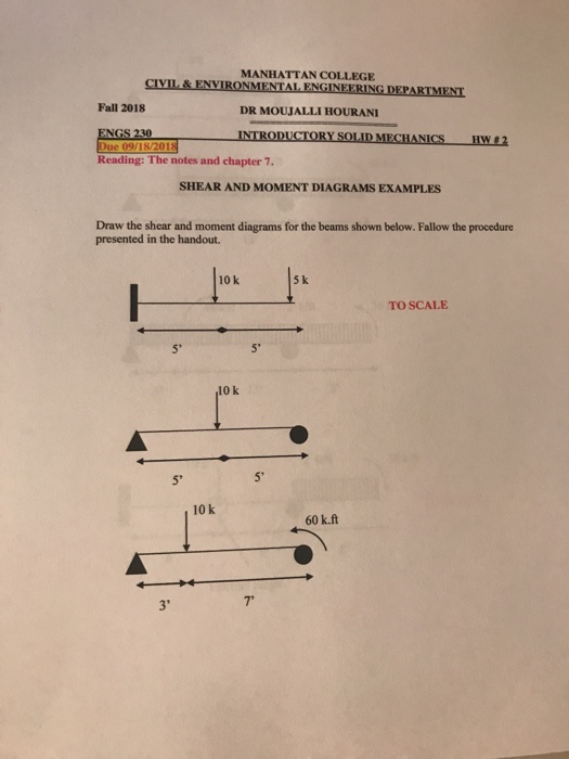 Solved MANHATTAN COLLEGE CIVIL&ENVIRONMENTAL ENGINEERING