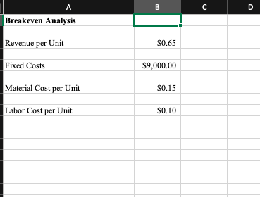 Solved Design a model in Excel answering three questions | Chegg.com