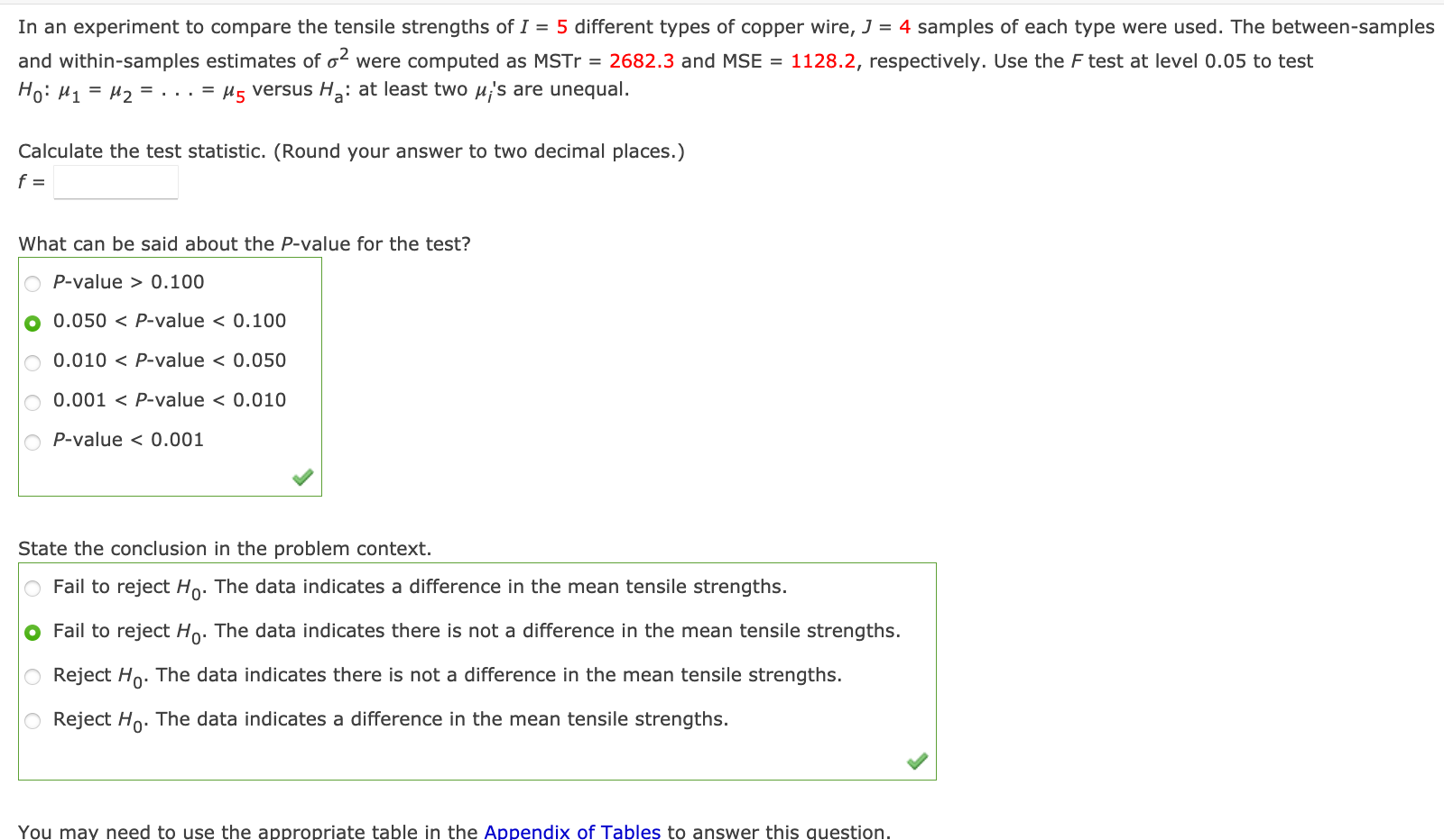 Solved In an experiment to compare the tensile strengths of | Chegg.com
