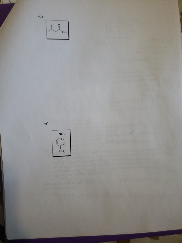Solved CHM 312 Lab 10 NMR Spectroscopy Exercises 1. For