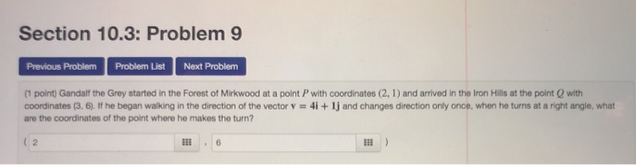 Solved Section 10.3: Problem 9 Previous Problem Problem List | Chegg.com