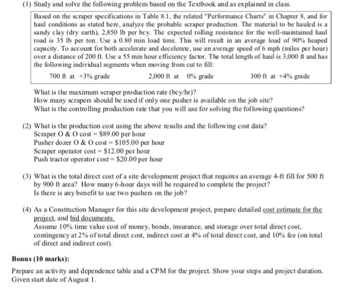 Solved (1) Study and solve the following problem based on | Chegg.com