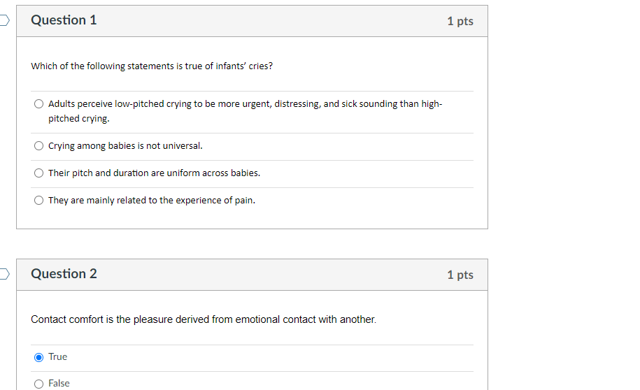 Solved Question 1 1 Pts Which Of The Following Statements Is | Chegg.com