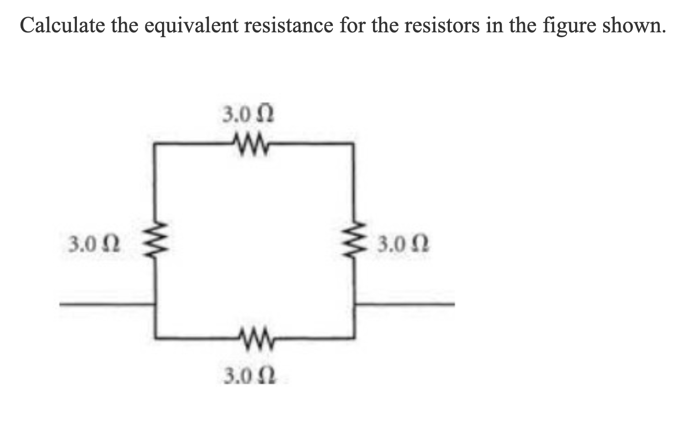 Solved Calculate the equivalent resistance for the resistors