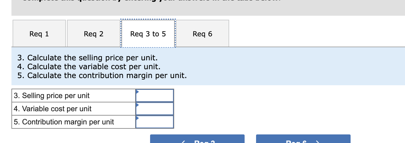 Solved Prepare a contribution format income statement. | Chegg.com