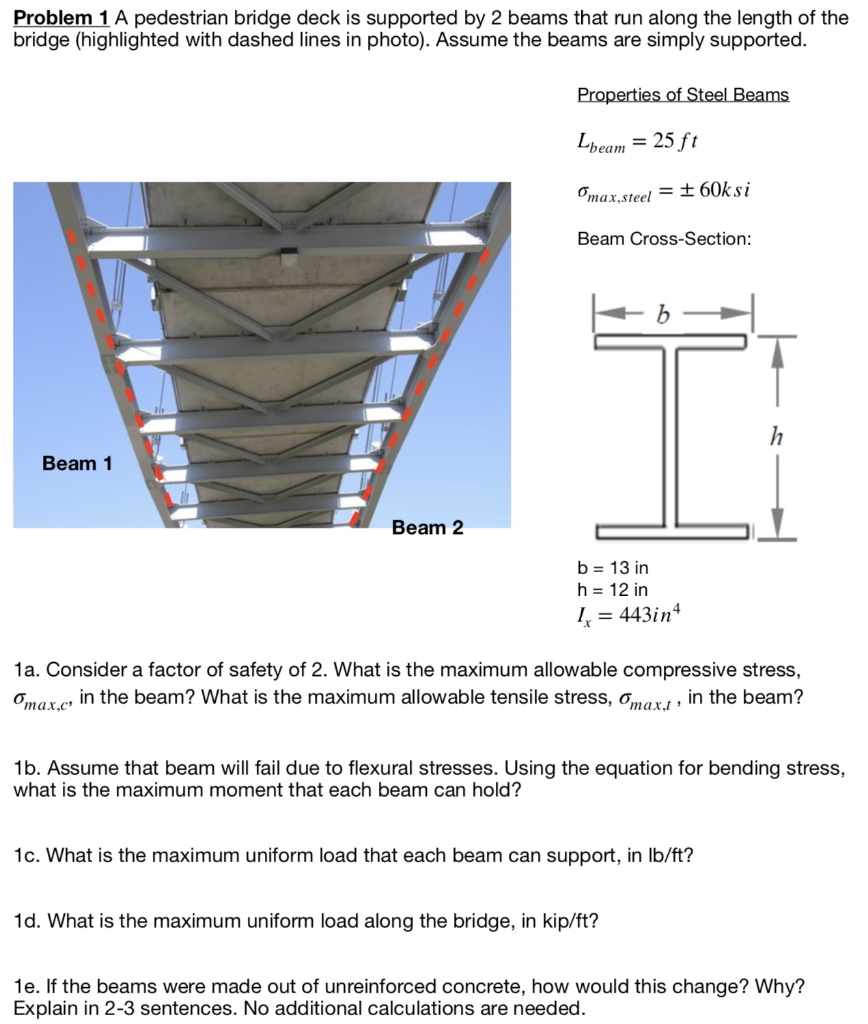 Bridge Beams Math Problem How Much Does A Beam Bridge Hold - The Best Picture Of Beam