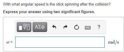 Solved A uniform stick 1.3 m long with a total mass of 260 g | Chegg.com