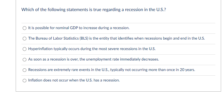 Solved Which of the following statements is true regarding a | Chegg.com