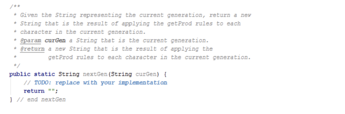 Given the String representing the current | Chegg.com