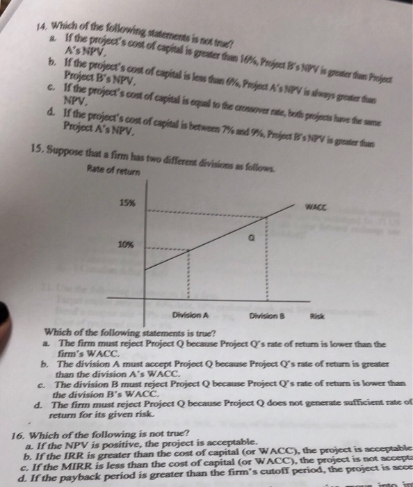 Solved Please help with questions 13-16 | Chegg.com