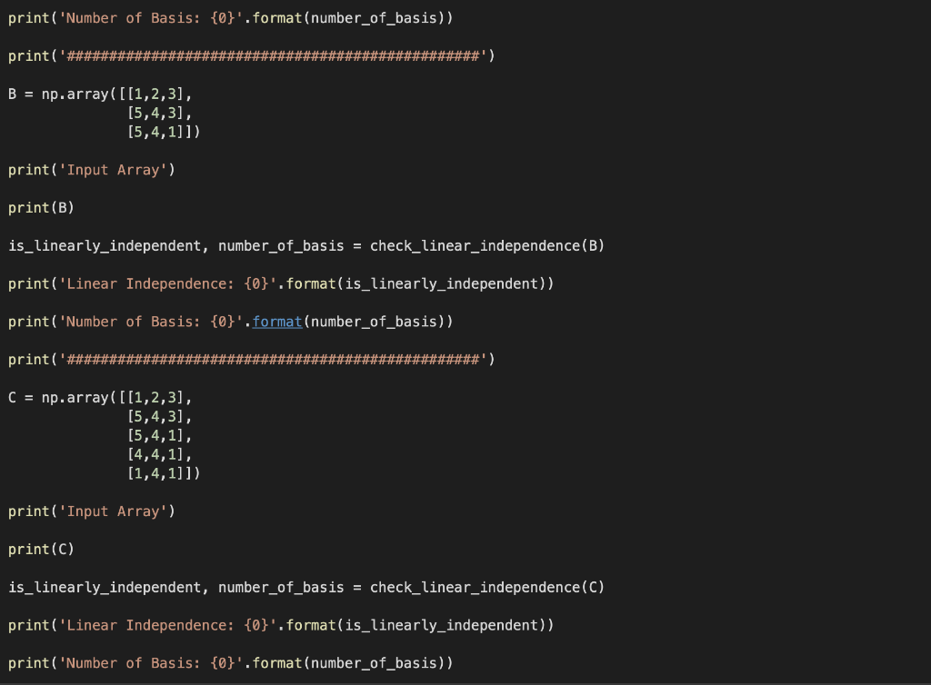 Solved Q: Write a function that will check whether the | Chegg.com