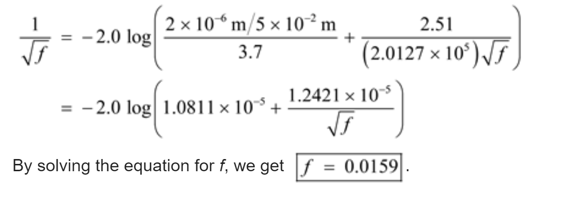 Solved 2.51 = - 2.0 log 2 x 10m 5 x 10-²m 3.7 (2.0127 x 10