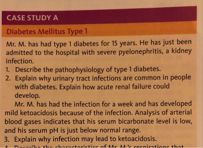 case study diabetes mellitus type 1