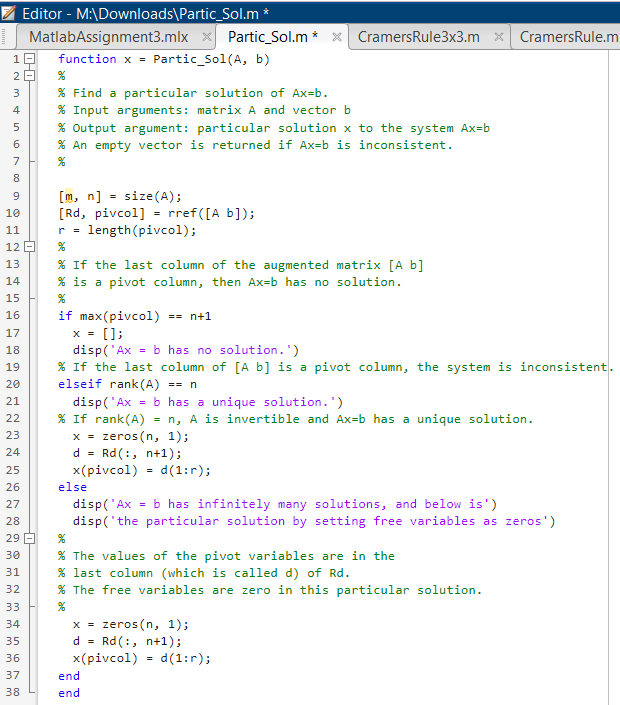 Solved When A Is Invertible, The Linear System Ax=b Has A | Chegg.com