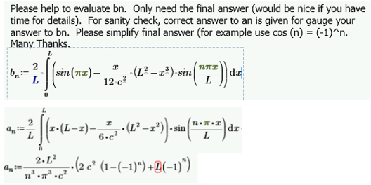 Solved I am not solving any function using bn. I just want | Chegg.com