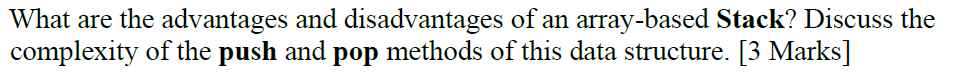 Solved What are the advantages and disadvantages of an | Chegg.com