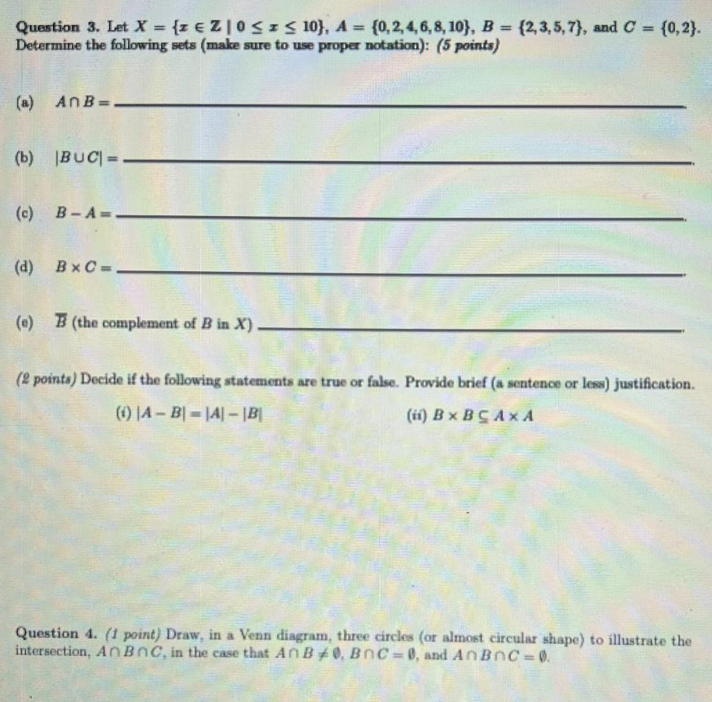 Solved Question 3. Let | Chegg.com