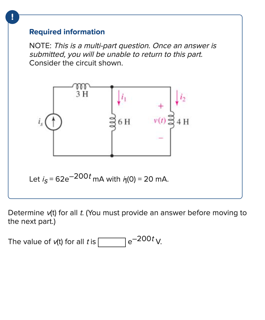 Solved ! Required information NOTE: This is a multi-part