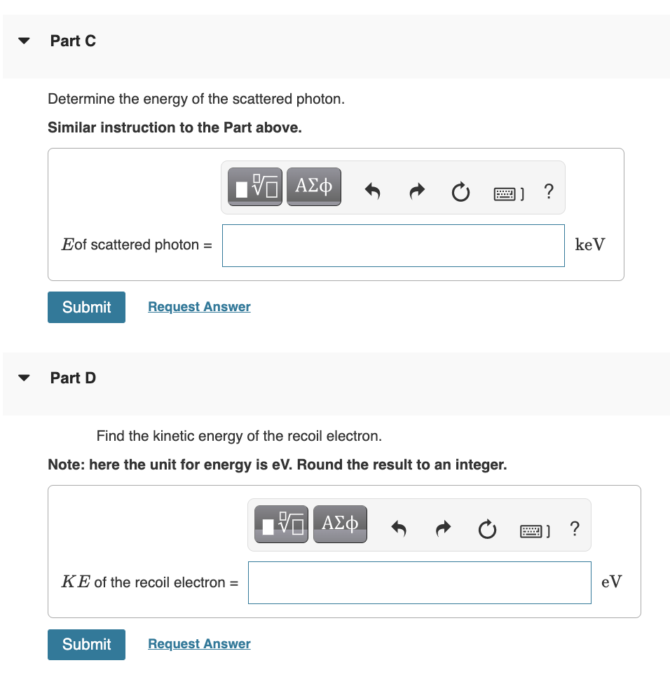 Solved Learning Goal: Photon Scattering - Compton Effect | Chegg.com