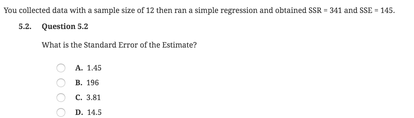 Solved 7. Question 7 You have sample data of x and y with | Chegg.com