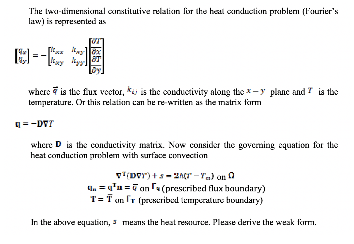 The two-dimensional constitutive relation for the | Chegg.com