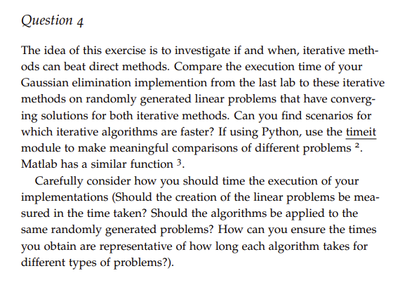 Solved Question 4 The idea of this exercise is to | Chegg.com